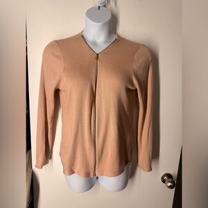 Calvin Klein Blush Ribbed Sweater